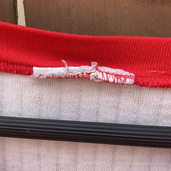 Vintage "Work Out" V-Neck Shirt - Picture 6 of 8